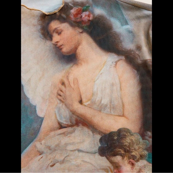 NWOT Figure Graphic Lettuce Trim Crop Shirt - Picture 3 of 4